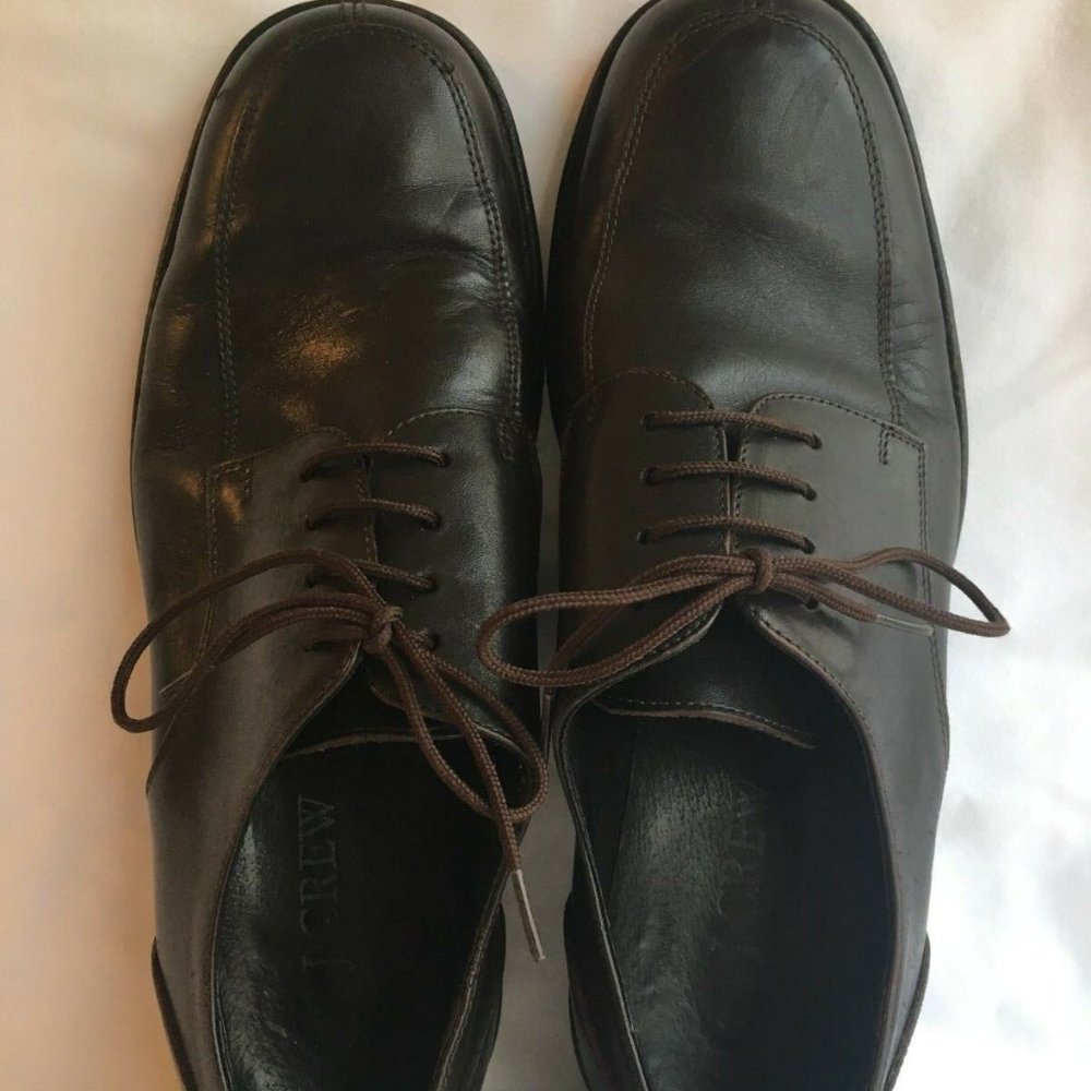 J Crew Plain Apron Toe Derby Oxford Shoes 10 H
